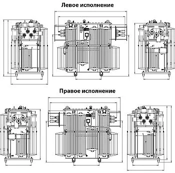 Фото чертежа ТМЗ 2000/10/0,4